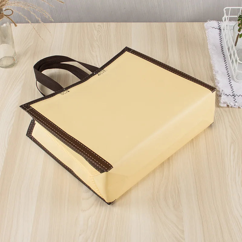 Manufacturer Wholesale Fashion Customizable Fabric Non Woven Heavy Duty Reusable Eco-Friendly Screen Printing Shopping Bag