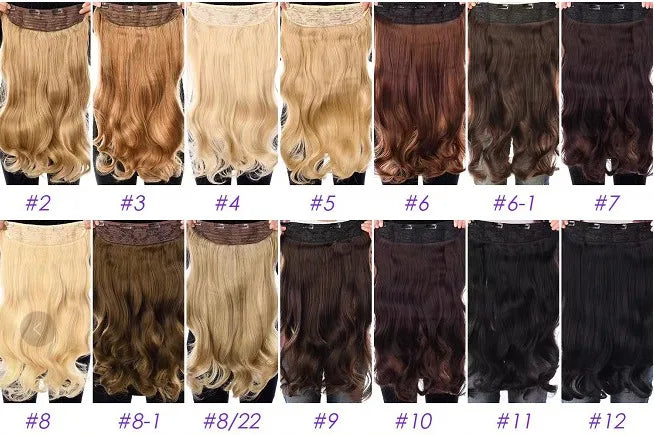 Hot Sale Synthetic Hair Weave With Clip on Names of Different Synthetic Hair Extension