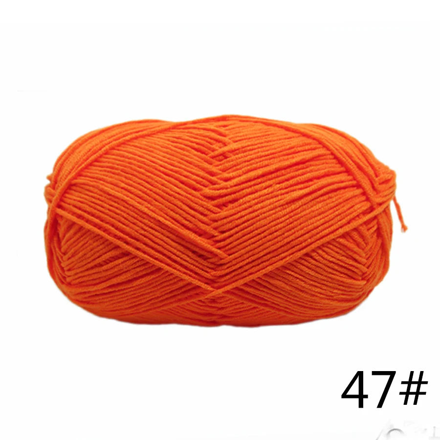 Factory Directly Supply 5ply Crochet Yarn Milk Cotton Acrylic Yarn for Baby Knitting Sweater Yarn