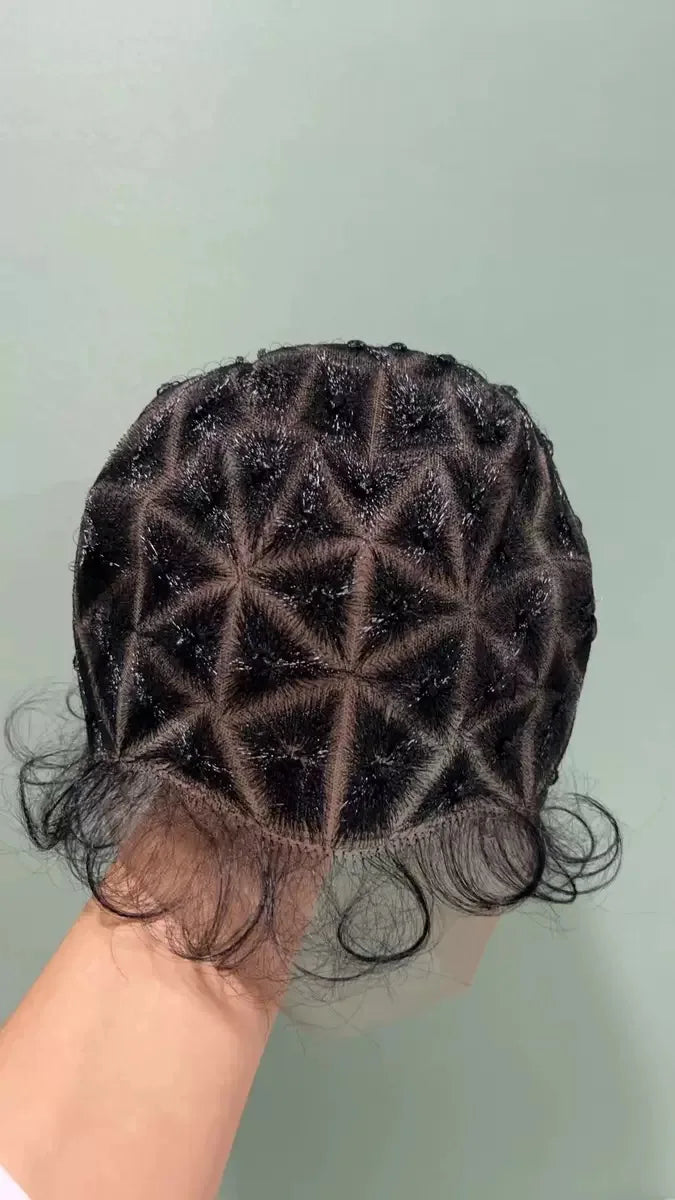 Braided Wig Cap for Sewing Crochet Braids Full Double Lace Wigs Brazilian Hair Baby Hair Crochet Wigs Caps for Women