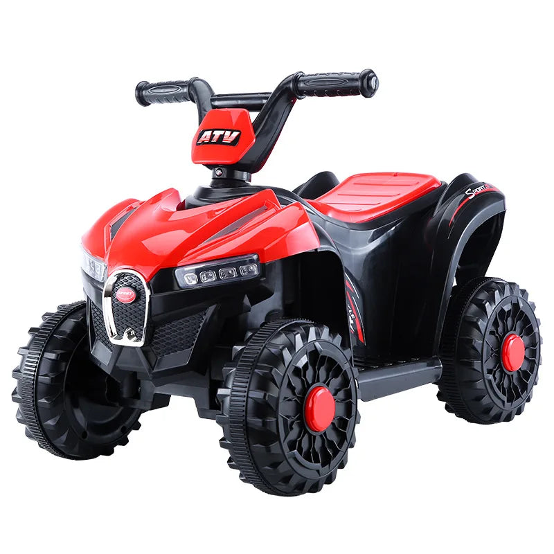 Baby Children's ATV Ride on Toy 2-4 Years Plastic Battery-powered Stroller Boys Girls Can Sit Remote Control 12V Battery