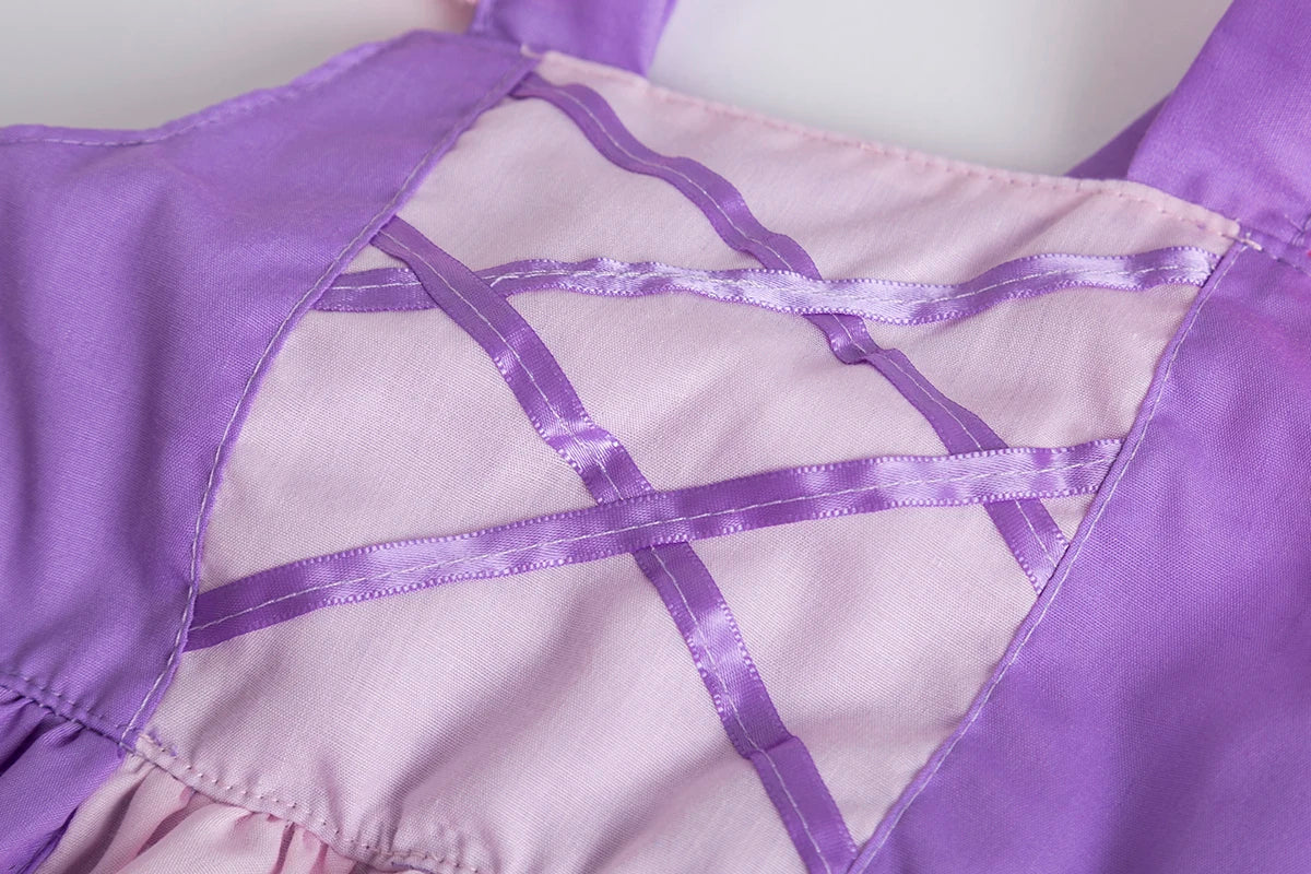 dresses girls from 2 to 7 years kids luxury Children's dresses Girl dresses linen dress kids daisy dress clothes rapunzel