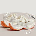 Men Breathable Slip-On Platform Sneakers Chunky Outdoor & Slip Resistant Climbing Boot Summer