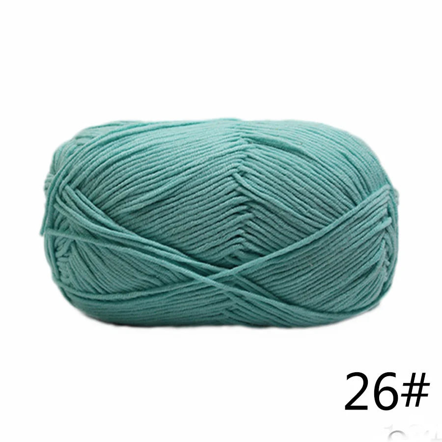 Factory Directly Supply 5ply Crochet Yarn Milk Cotton Acrylic Yarn for Baby Knitting Sweater Yarn