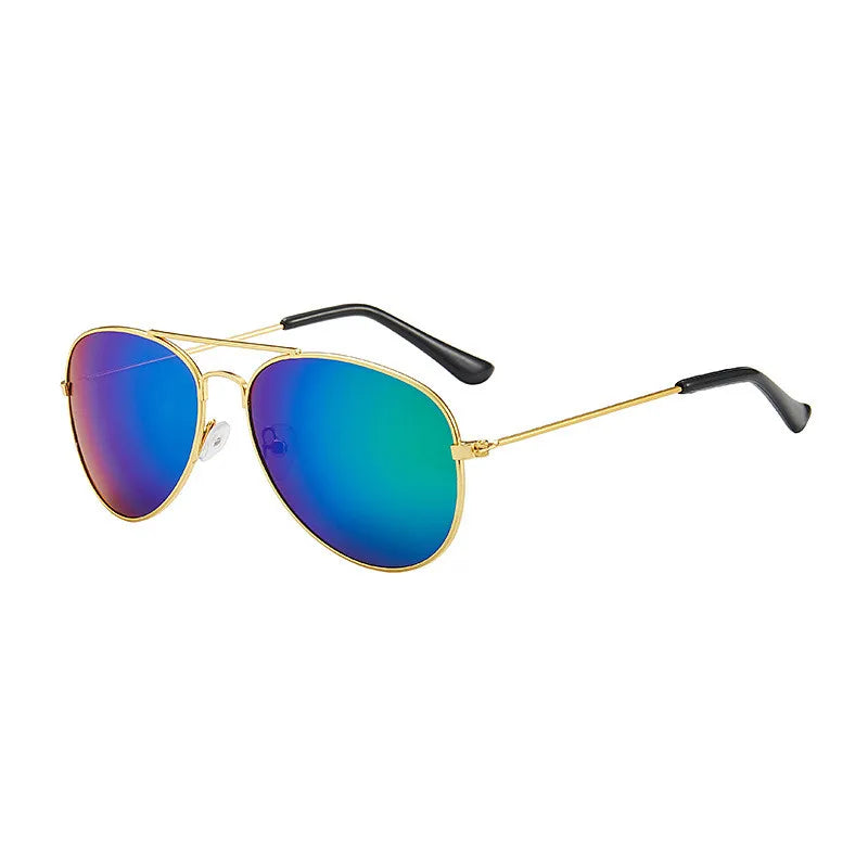 Sunglasses new fashion baby kids boy girl Pilot sunglasses metal frame goggles glasses for kids children sun glasses