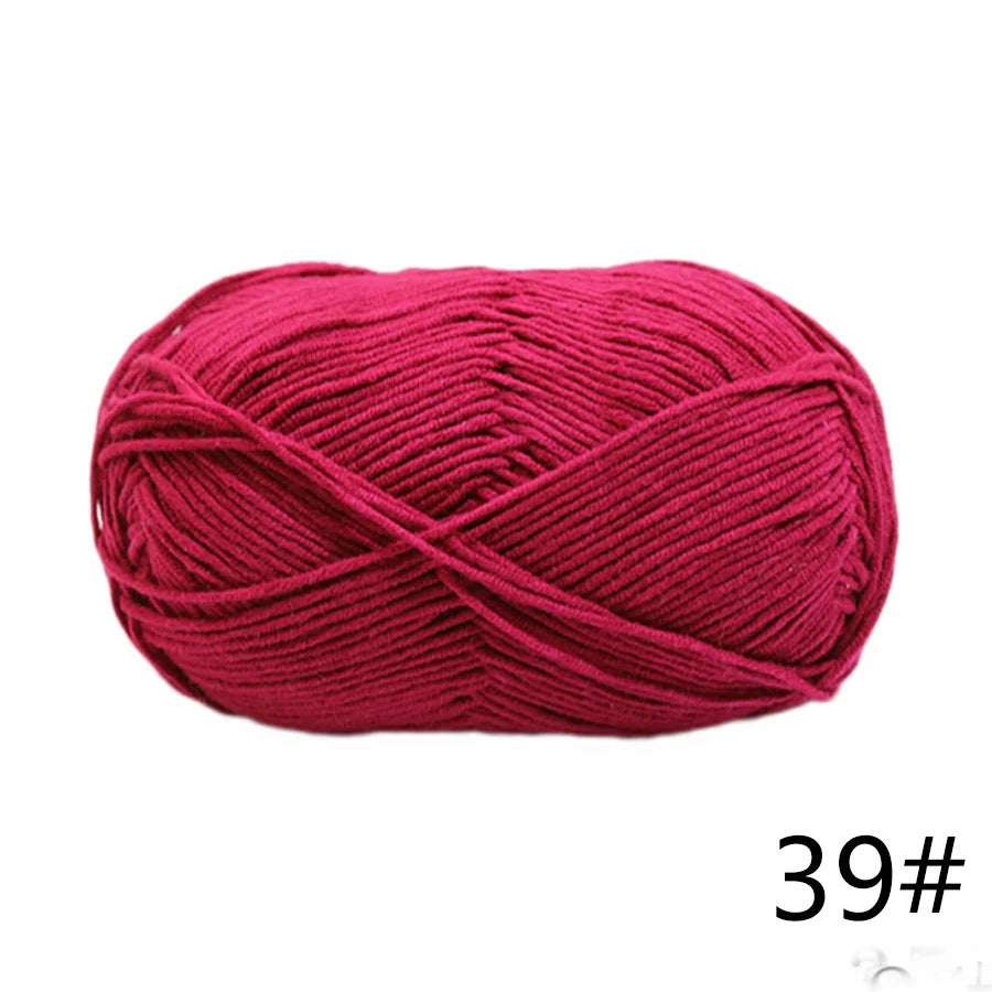 Factory Directly Supply 5ply Crochet Yarn Milk Cotton Acrylic Yarn for Baby Knitting Sweater Yarn