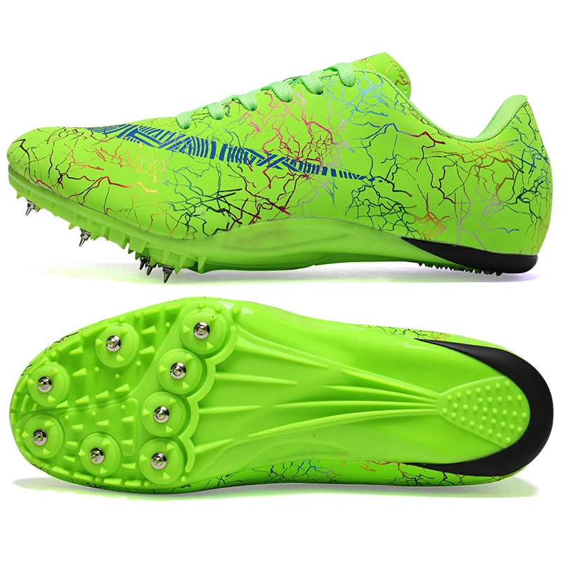 Sepatu Lari Spike Original Quality Wear-resistant Sports Shoes Sneakers Rubber Men Spike Running Shoes