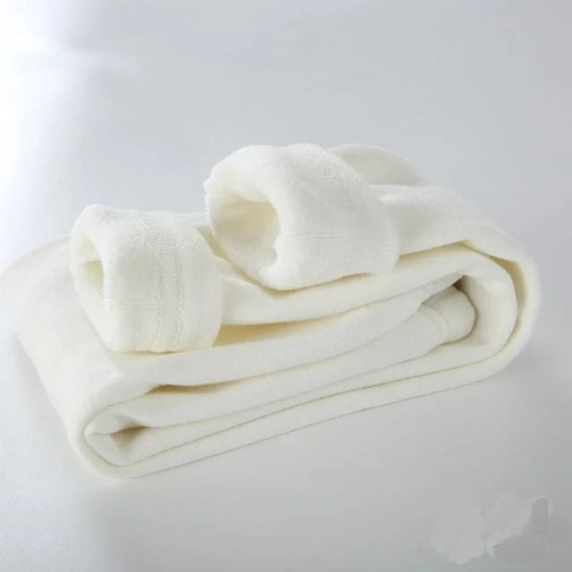 Kids Boys Pants Autumn Winter Thicked Warm Girls Leggings Solid Color Children's Pant
