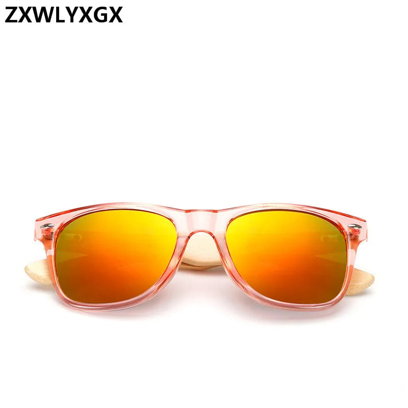 Sunglasses Men Brand Designer Travel Goggles Sun Glasses Vintage Wooden Leg Eyeglasses Fashion Sunglasses Women Male Female