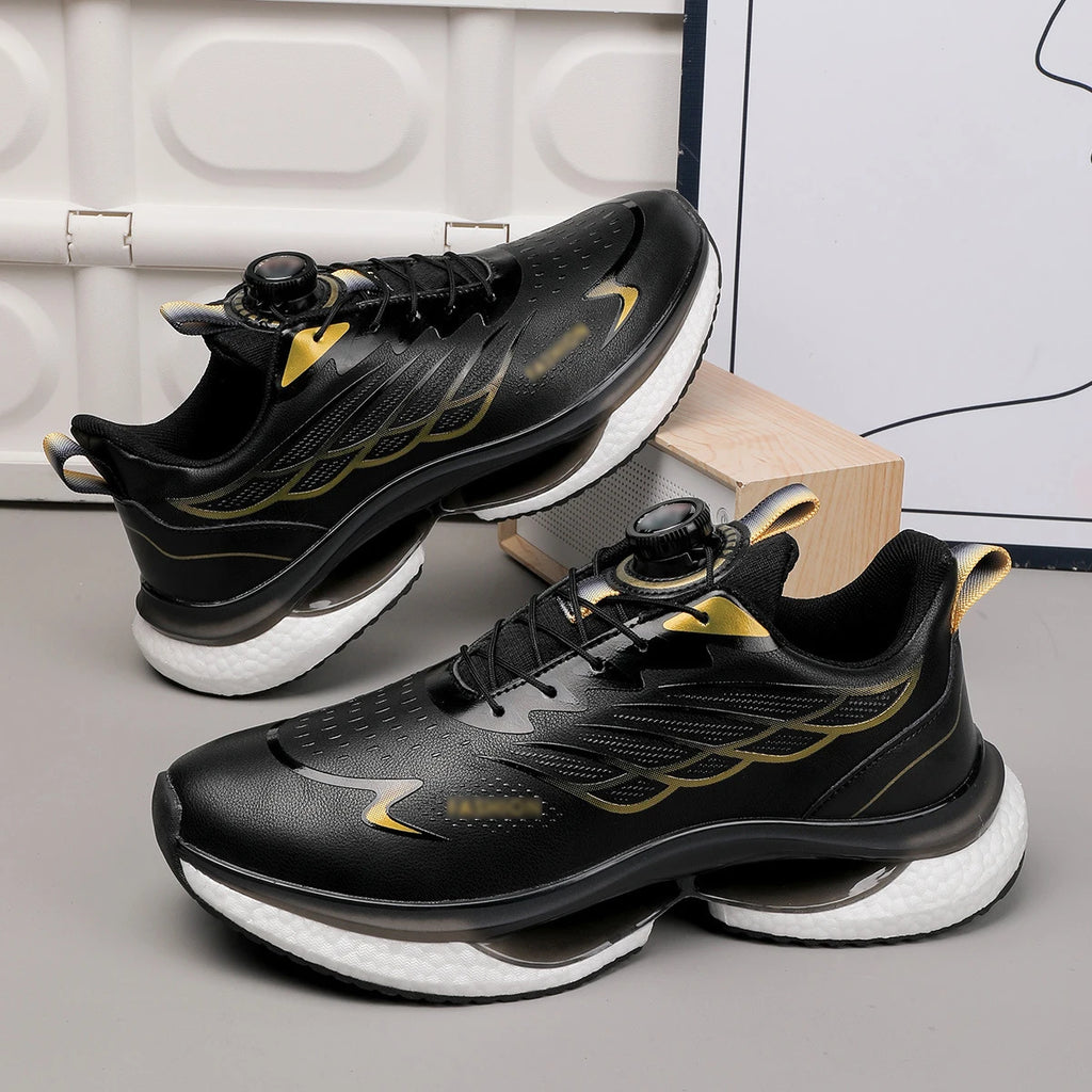 Men Carbon Plate Running Shoes Autumn New Style Shock-absorbent High Resilience Basketball Sneakers