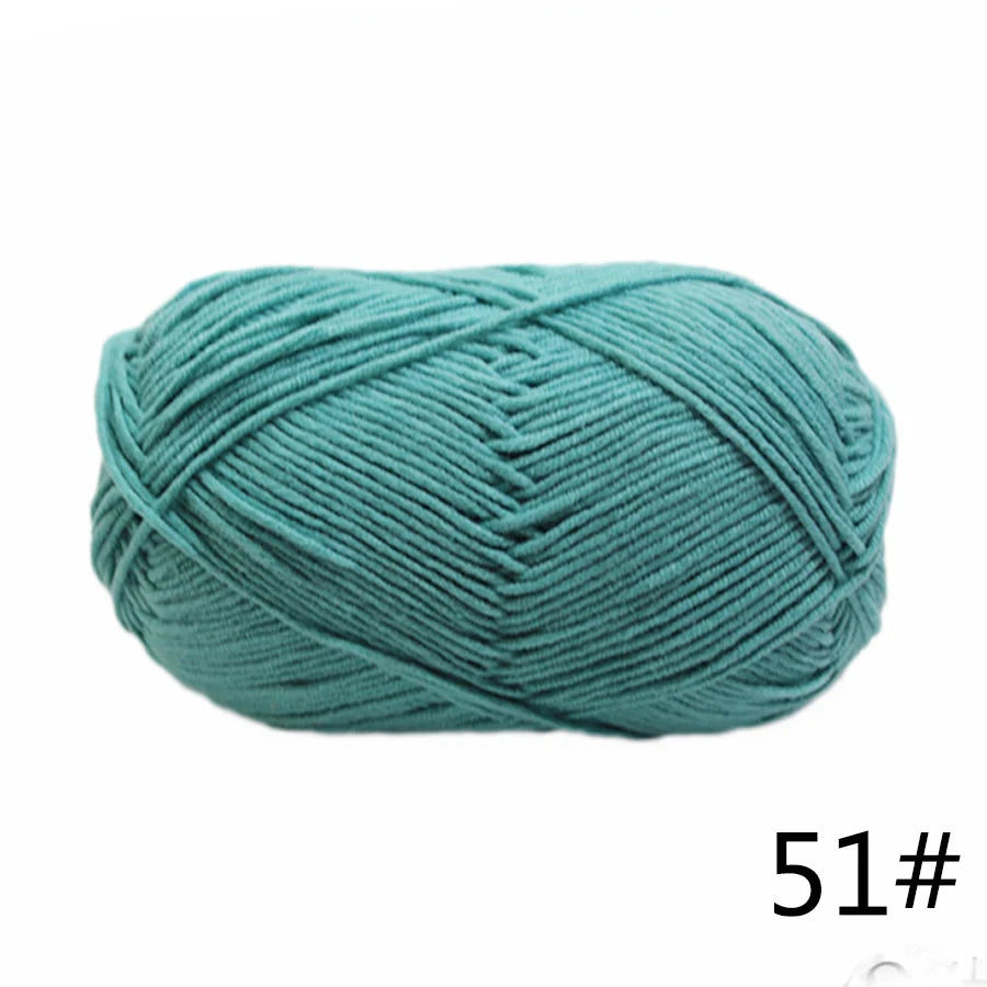 Factory Directly Supply 5ply Crochet Yarn Milk Cotton Acrylic Yarn for Baby Knitting Sweater Yarn