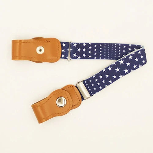 New Kids Buckle-Free Elastic Belt Waist No Buckle Stretch Belts Toddlers Adjustable Boys and Girl`s Belts for Jeans