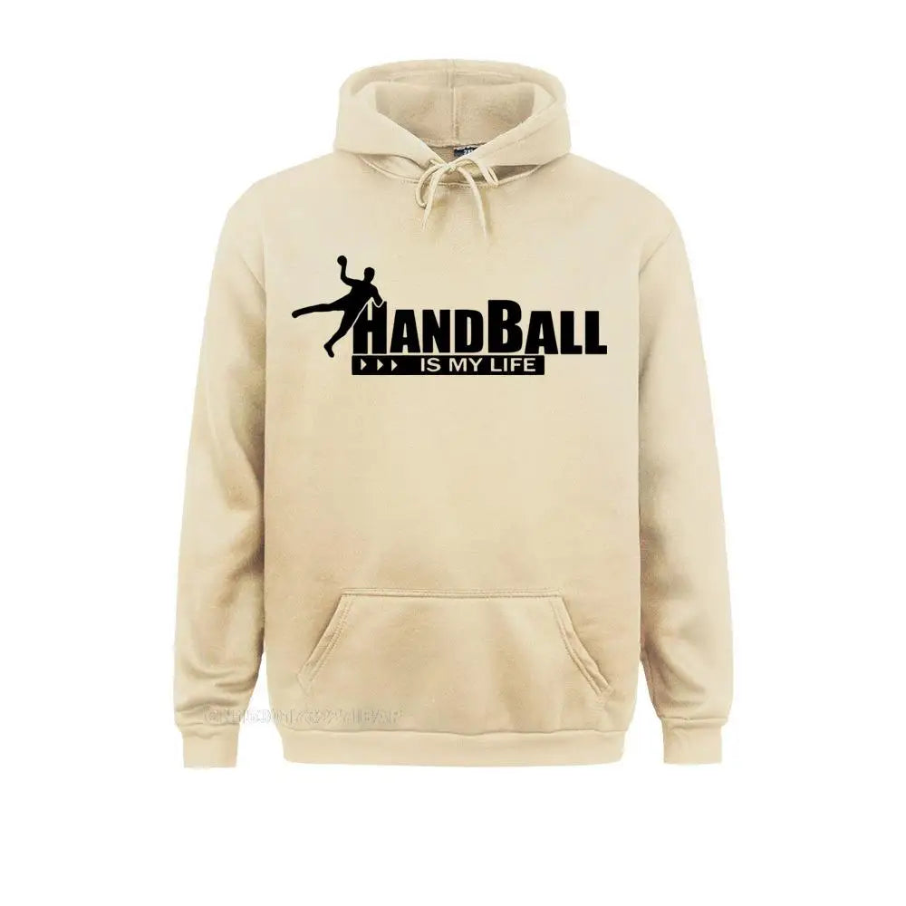 Men Handball Is My Life Creative Mens Harajuku Hoodies Sportswear Anime Casual Tshirt Camisetas Masculina