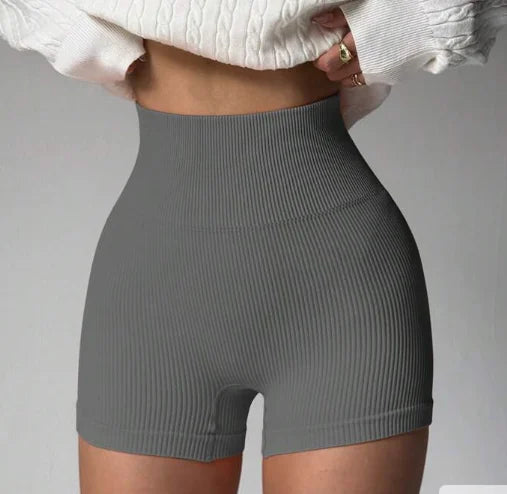 Seamless Wideband Waist Sports Shorts Women Sweat Short, Gym Short, Biker Short