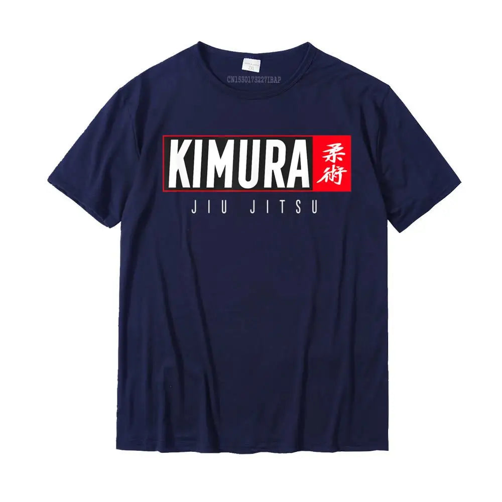 Kimura - Jiu Jitsu Shirt - BJJ - Brazilian Martial Arts Tshirts Graphic Design Cotton Men's Tops Tees Fashionable