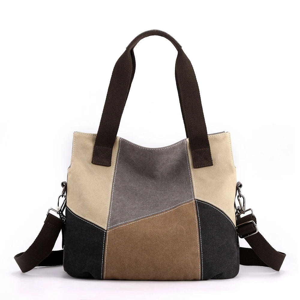 2023 New March L Arge Capacity Soild Style Canvas Single Shoulder Tote Bag Fashion and High Quality