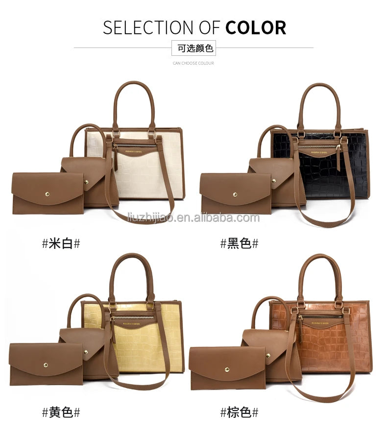2026 New Temperament Lady's Bag Simple Women's Bag Set and Nice Women's Tote Bag Handbags
