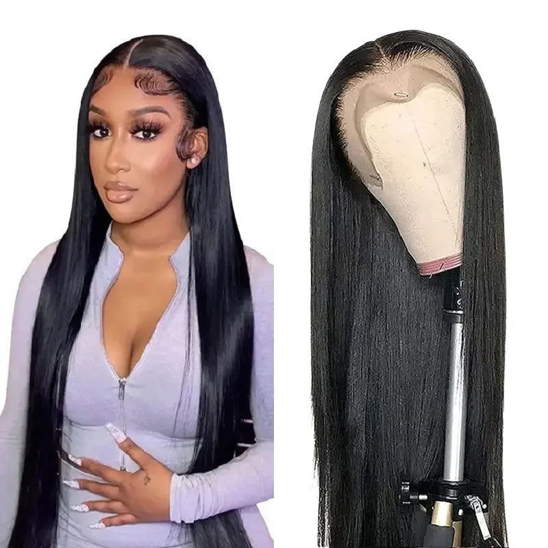 Wholesale Cheap Brazilian Human Hair Lace Front Wigs, 13x4 HD Lace Frontal Wig, Natural Human Hair Wig for Black Women