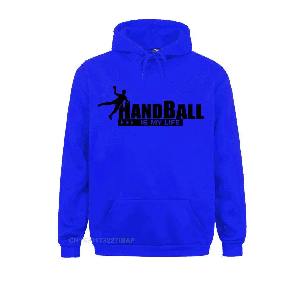 Men Handball Is My Life Creative Mens Harajuku Hoodies Sportswear Anime Casual Tshirt Camisetas Masculina