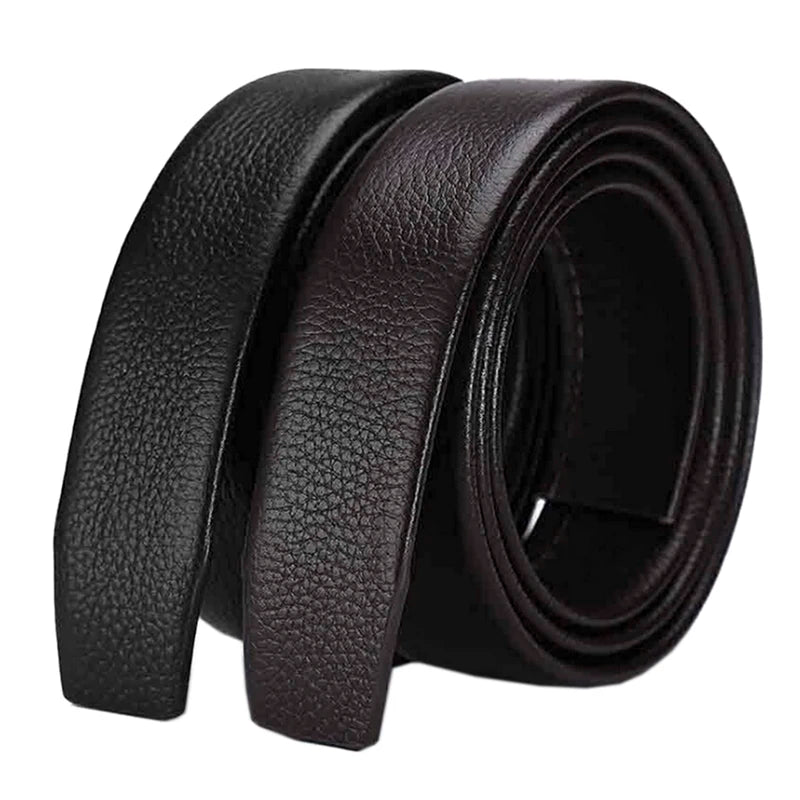 Good Quality Automatic Buckle Belt No Buckle Belt Body Strap Without Buckle Belts For Men Male Belts