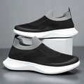 Men's Spring Breathable Slip-On Dad Shoes Large Size Soft Sole Casual Walking Shoes for Couple