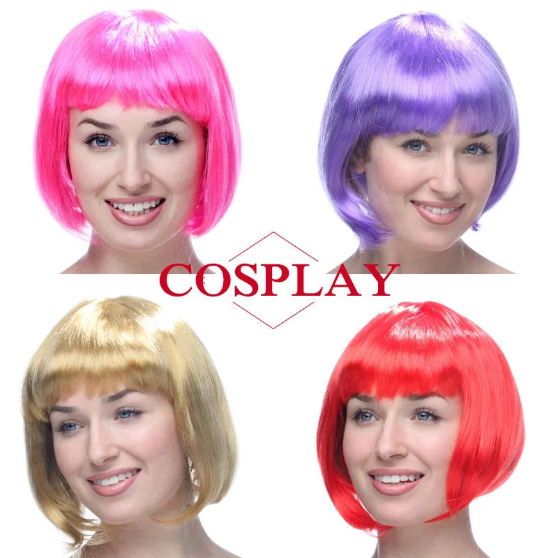 Luxury Design High Temperature Synthetic Wigs Straight Synthetic Hair Wigs for Women