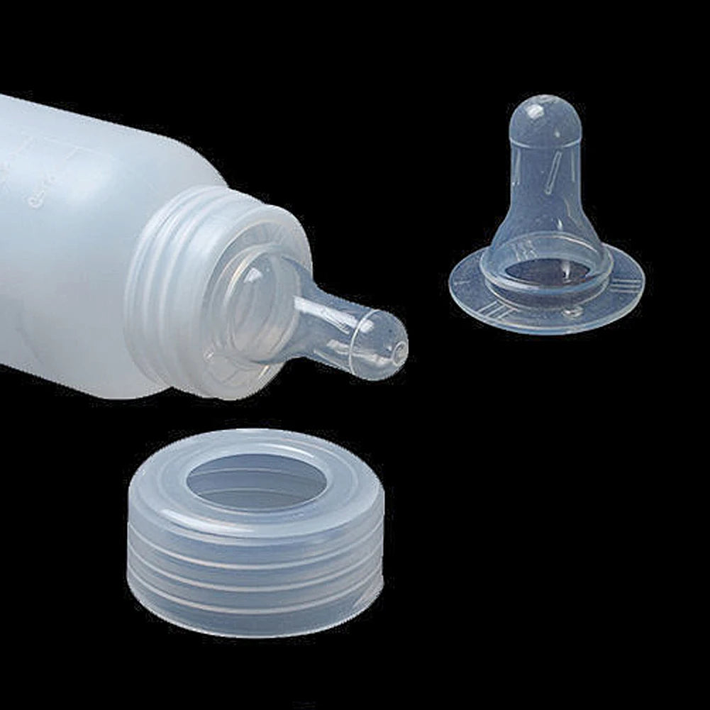 250ml Pet Feeding Bottle Veterinary Piglet Lamb Feeding Bottle Puppy Feeding Bottle Silicone Pacifier Food Grade Material 1 Pc