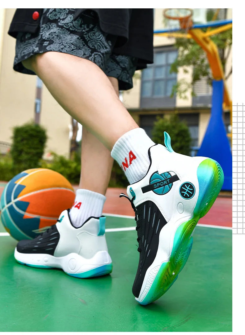 Wholesale Fast Delivery Breathable Men's Outdoor Casual Sports Running Athletic Basketball Shoes for Man