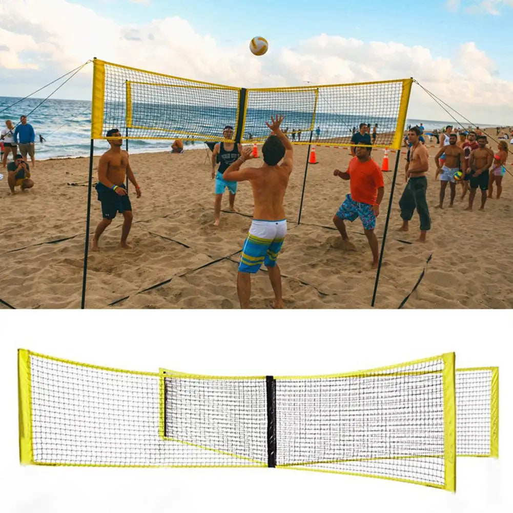 Multi-player Cross Volleyball Net Sports Equipment Team-Game Training Indoor Outdoor Sports High Durable Quality