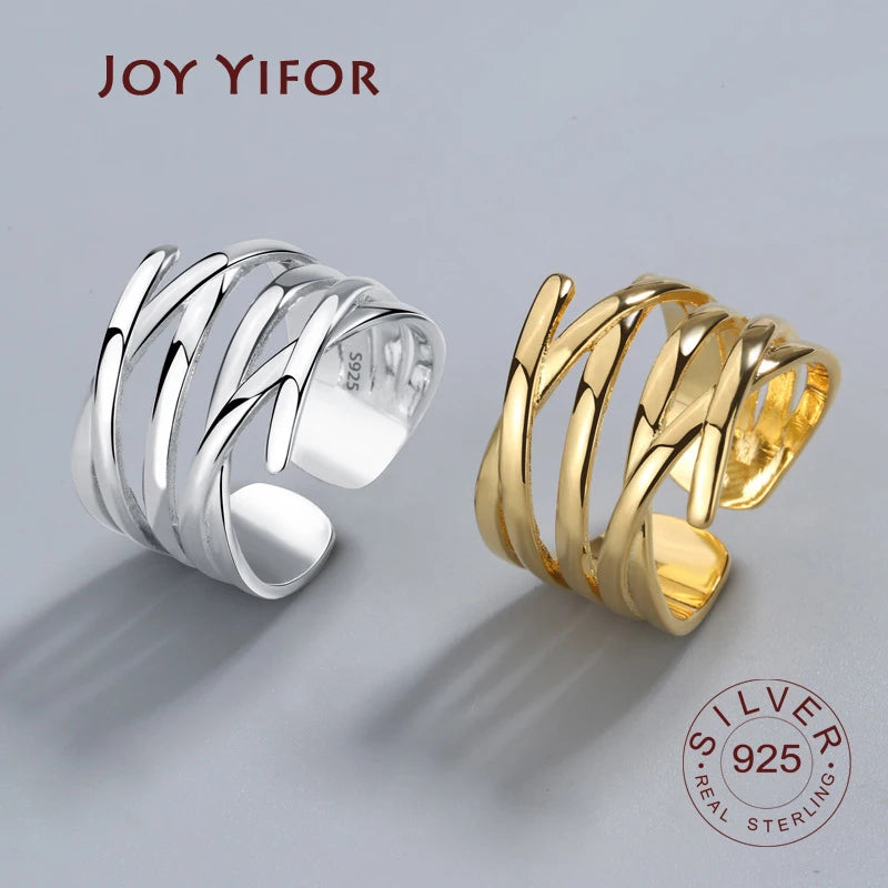 925 Sterling Silver Rings For Women Zircon Gold Ring Anillos Plata 925 Para Mujer Bagues Pour Femme Ringen Fine Jewelry