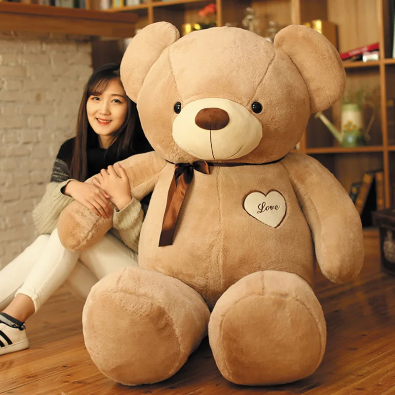 Genuine Customized Hoodies Bear Plush Toy Ribbon Teddy Bear Doll Cuddle Bear Dolls Girl Gift Shop Wholesale