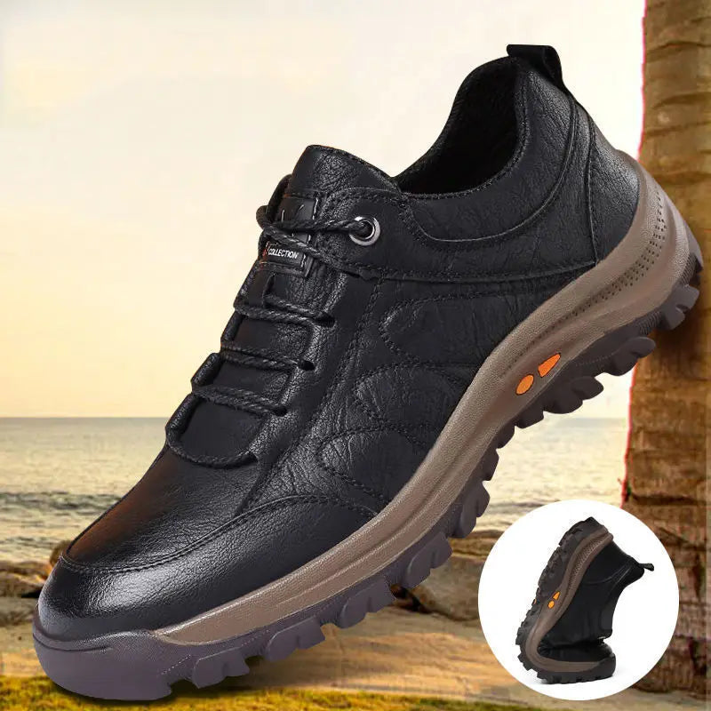 High Quality Waterproof Zapatillas Deportivas PU Upper Running Shoes Male Men Hiking Shoes Trainers Sneakers