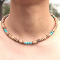 Men Necklace 100% Natural Wooden Collar Homme 18Inch Choker Colliers Hombre Yoga Meditation Jewelry Male Accessories Vintage