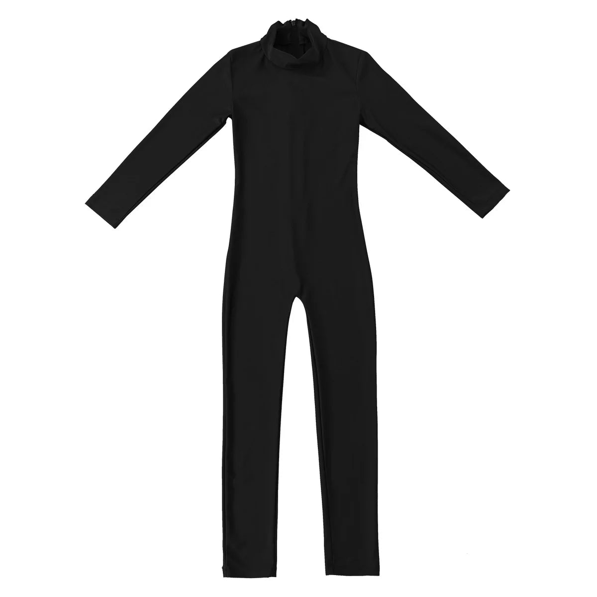 Kids Girls Full Body Suit Gymnastics Bodysuit Ballet Dance Jersey Leotard Jumpsuit Sports Unitard Children Dancewear Sportwear
