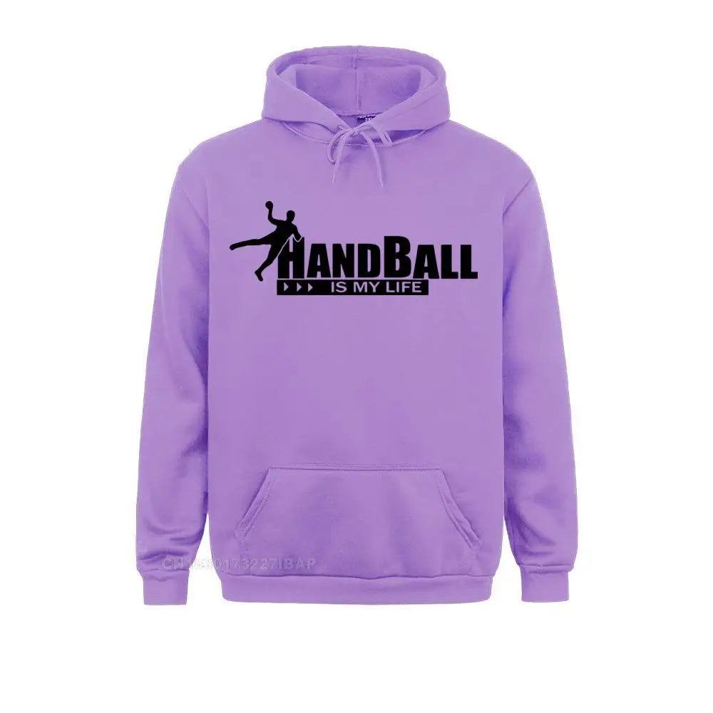 Men Handball Is My Life Creative Mens Harajuku Hoodies Sportswear Anime Casual Tshirt Camisetas Masculina