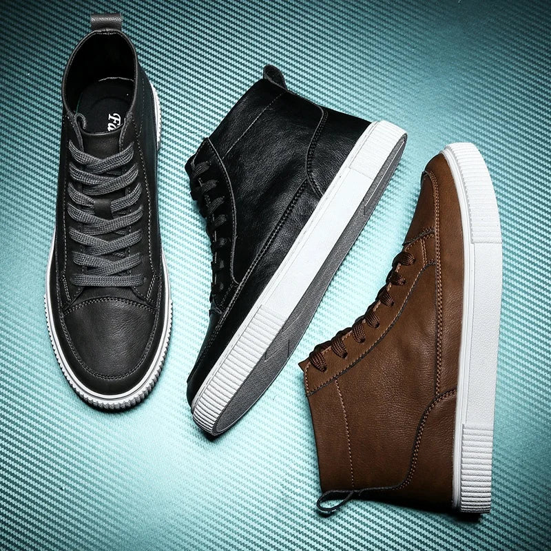 Winter Outdoor Casual Sports Boots High Top Men Sneakers Man Buckled Shoe Custom Sneakers Shoes for Men