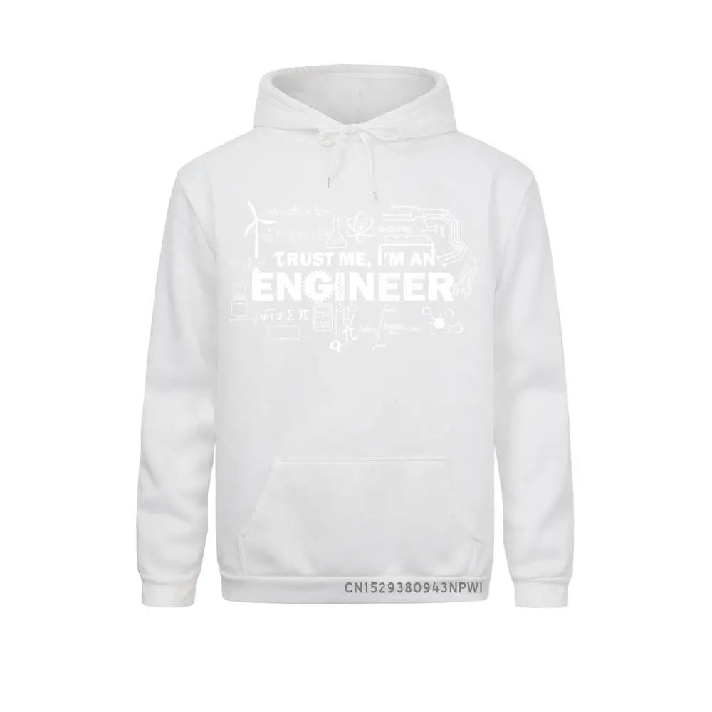 Father Day Hoodie Men Trust Me I Am An Engineer Sportswear Geek Male Hoody Letter Math Equation Print Custom Students Fun