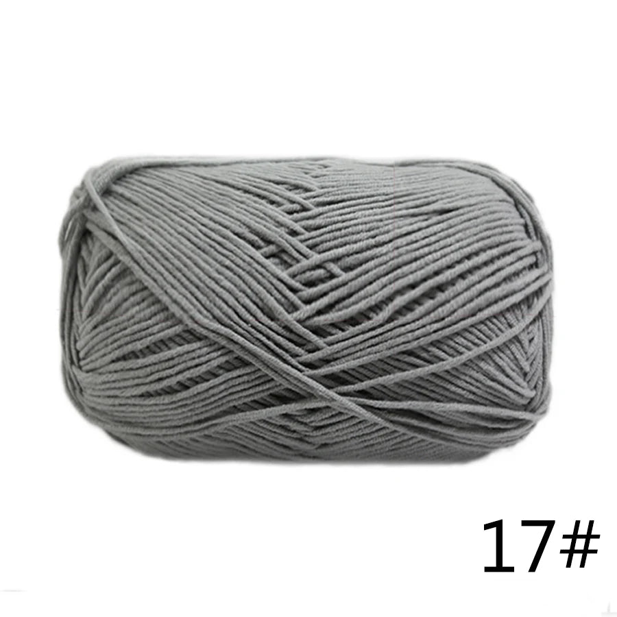 Factory Directly Supply 5ply Crochet Yarn Milk Cotton Acrylic Yarn for Baby Knitting Sweater Yarn