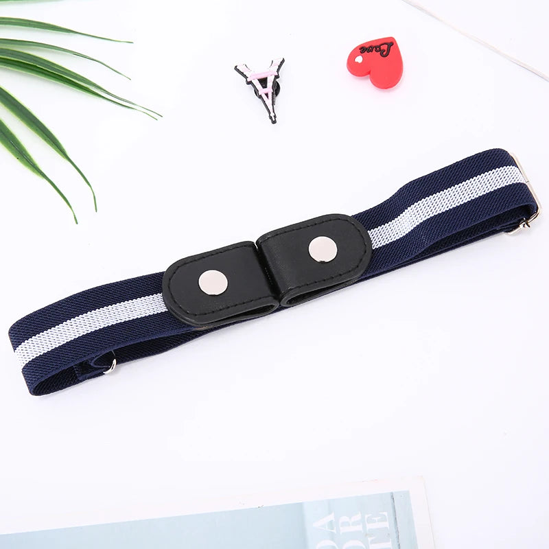 Womans Belt  Buckle-Free Waist Jeans Pants No Buckle Stretch Elastic Waist Belts for Men Women Invisible Belt DropShipping