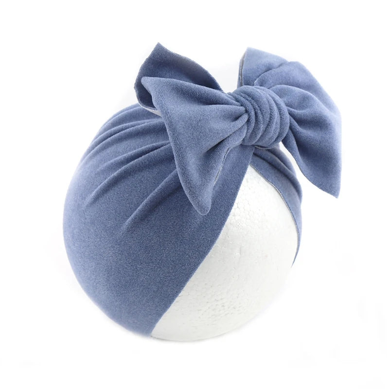 Baby Hat Girls Bows Turban Hats Infant Photography Props Cotton Kids Beanie Baby Cap Accessories Children Hats Newborns Bonnet