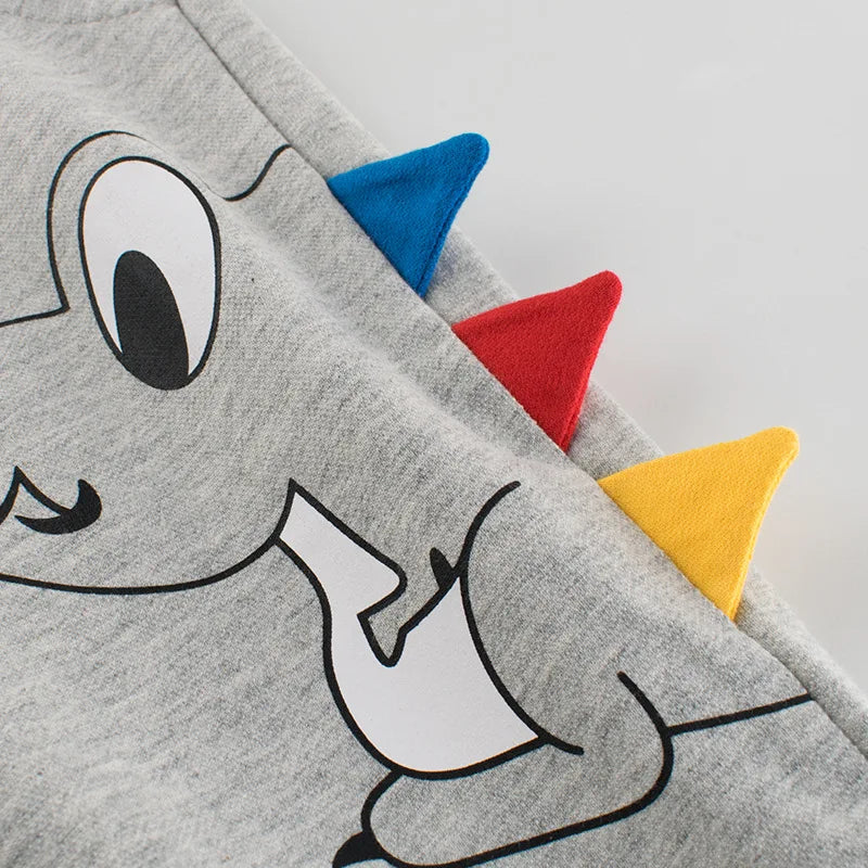 2025 Kids Long Pants 100% Cotton Lovely Dinosaur Cartoon Boys Girls Sport Trousers Sweatpants Suitable for Spring and Autumn