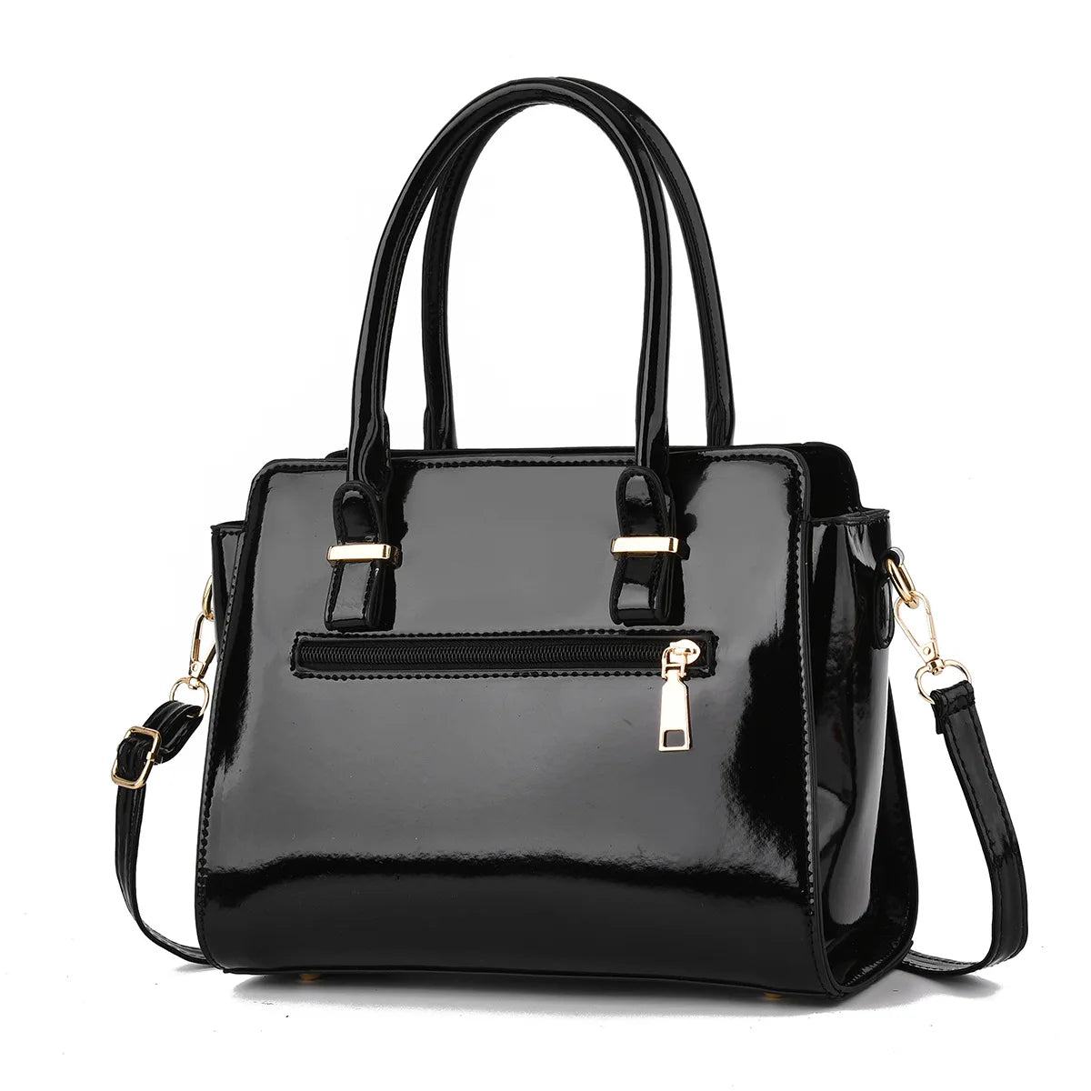 2024 New 2-piece Women's Premium PU Handbag Wholesale Leather Women's Stone Pressed Alligator Skin logo Shoulder Tote Bag
