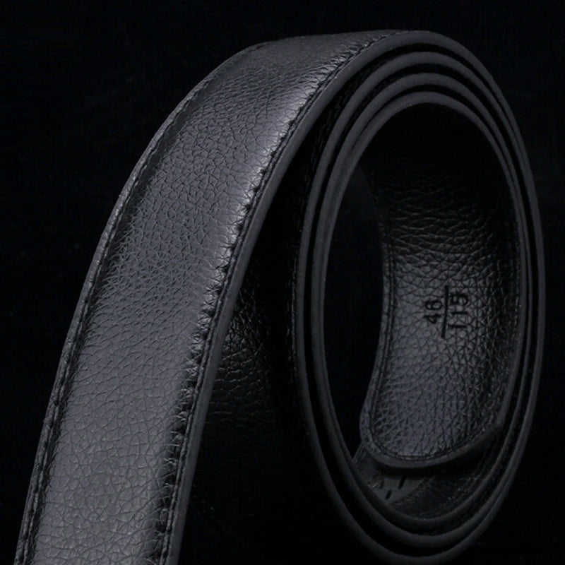 Good Quality Automatic Buckle Belt No Buckle Belt Body Strap Without Buckle Belts For Men Male Belts