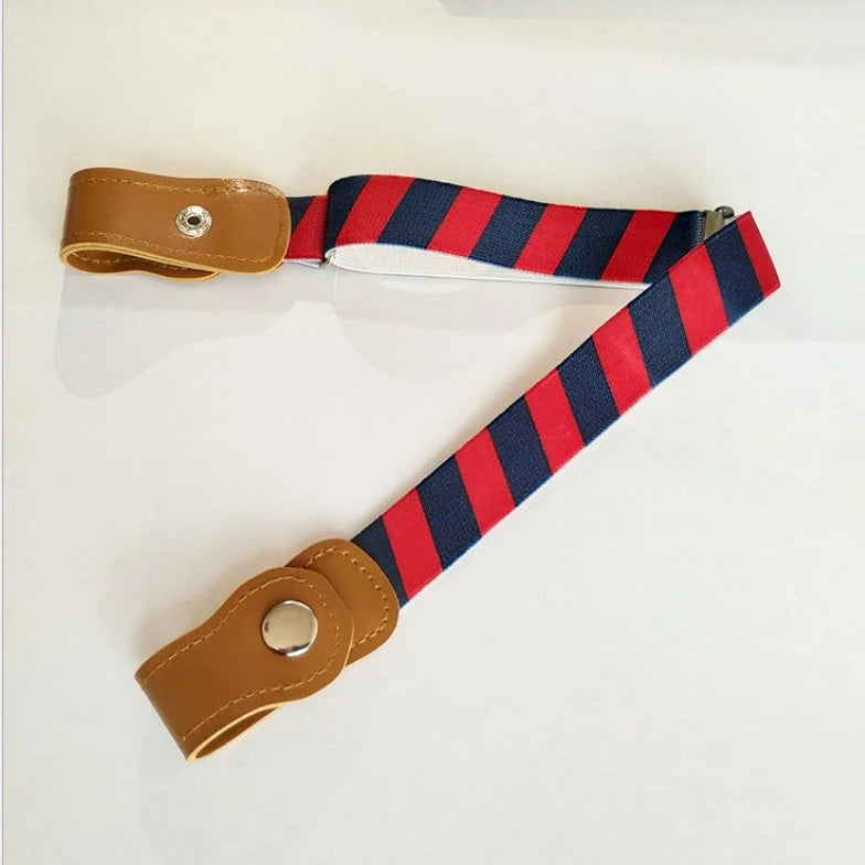 New Kids Buckle-Free Elastic Belt Waist No Buckle Stretch Belts Toddlers Adjustable Boys and Girl`s Belts for Jeans