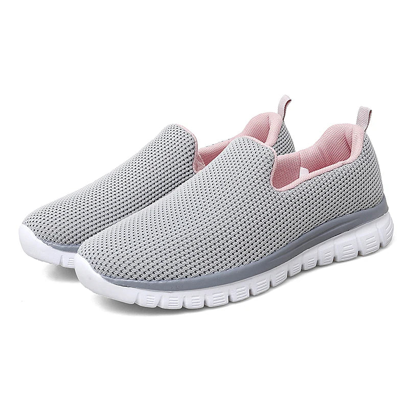 2021 New Spring Summer Women Sneakers Flats Slip On Shoes For Women Sport Comfortable Walking Lightweight Big Size Dropshipping