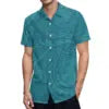 New High Quality Design Custom Hawaii Polynesian Tribal Summer Breathable Quick Dry Short Sleeve Shirt Aloha Men Loose Shirts