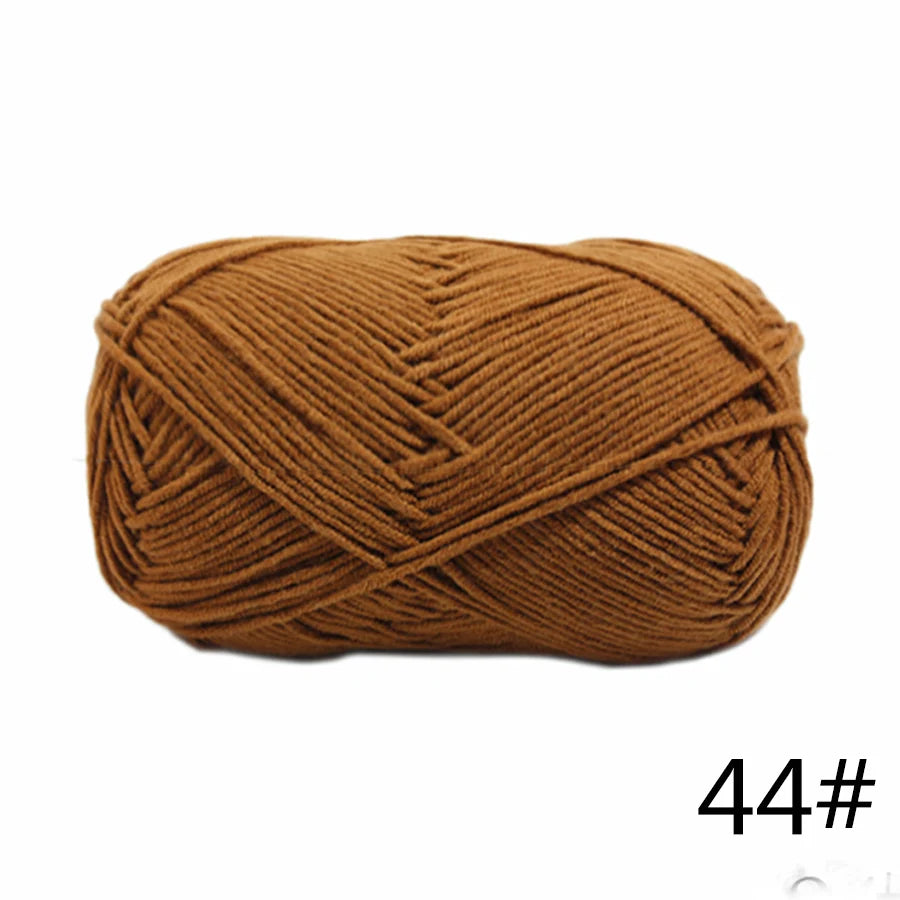 Factory Directly Supply 5ply Crochet Yarn Milk Cotton Acrylic Yarn for Baby Knitting Sweater Yarn