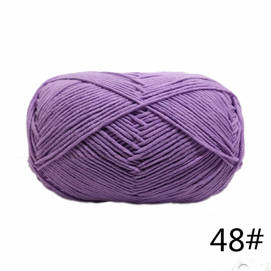 Factory Directly Supply 5ply Crochet Yarn Milk Cotton Acrylic Yarn for Baby Knitting Sweater Yarn