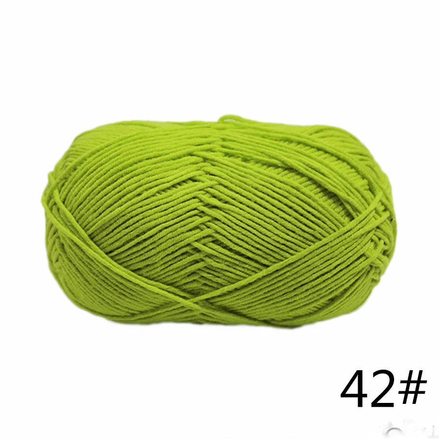 Factory Directly Supply 5ply Crochet Yarn Milk Cotton Acrylic Yarn for Baby Knitting Sweater Yarn