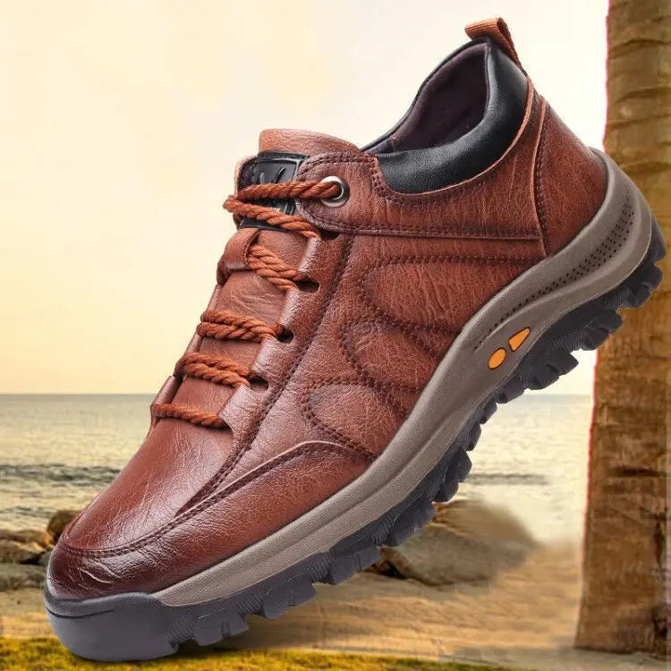 High Quality Waterproof Zapatillas Deportivas PU Upper Running Shoes Male Men Hiking Shoes Trainers Sneakers